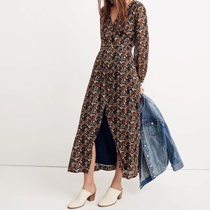 Madewell Nightflower Maxi Dress Prairie Blossoms